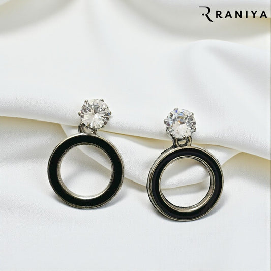 Raniya Circle Stud Earrings for women