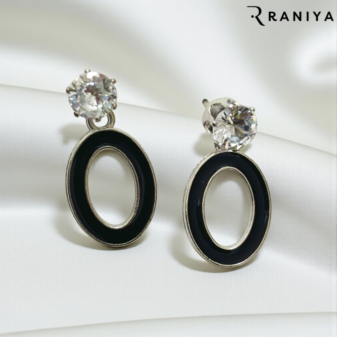 Oval Stud Earrings for women