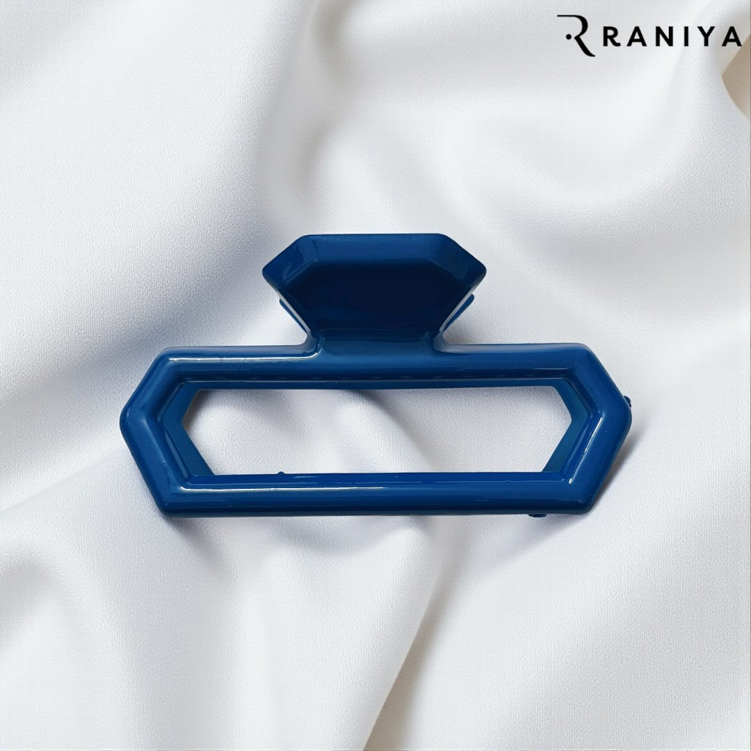 Blue Cabana Hair Claw
