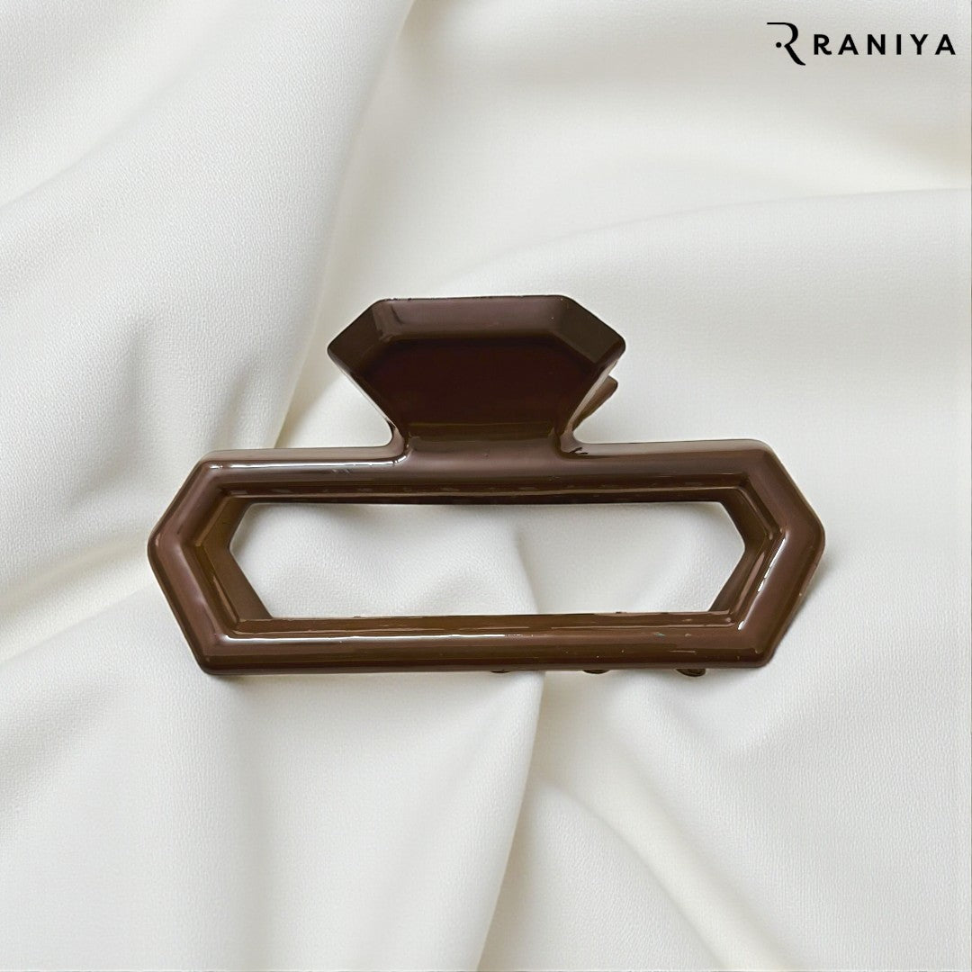 Dark Green Cabana Hair Claw