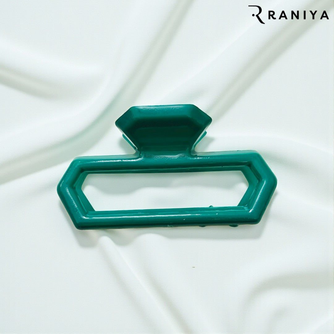 Green Cabana Hair Claw