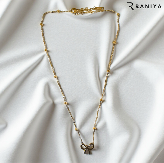 Raniya Bow Beaded Chain