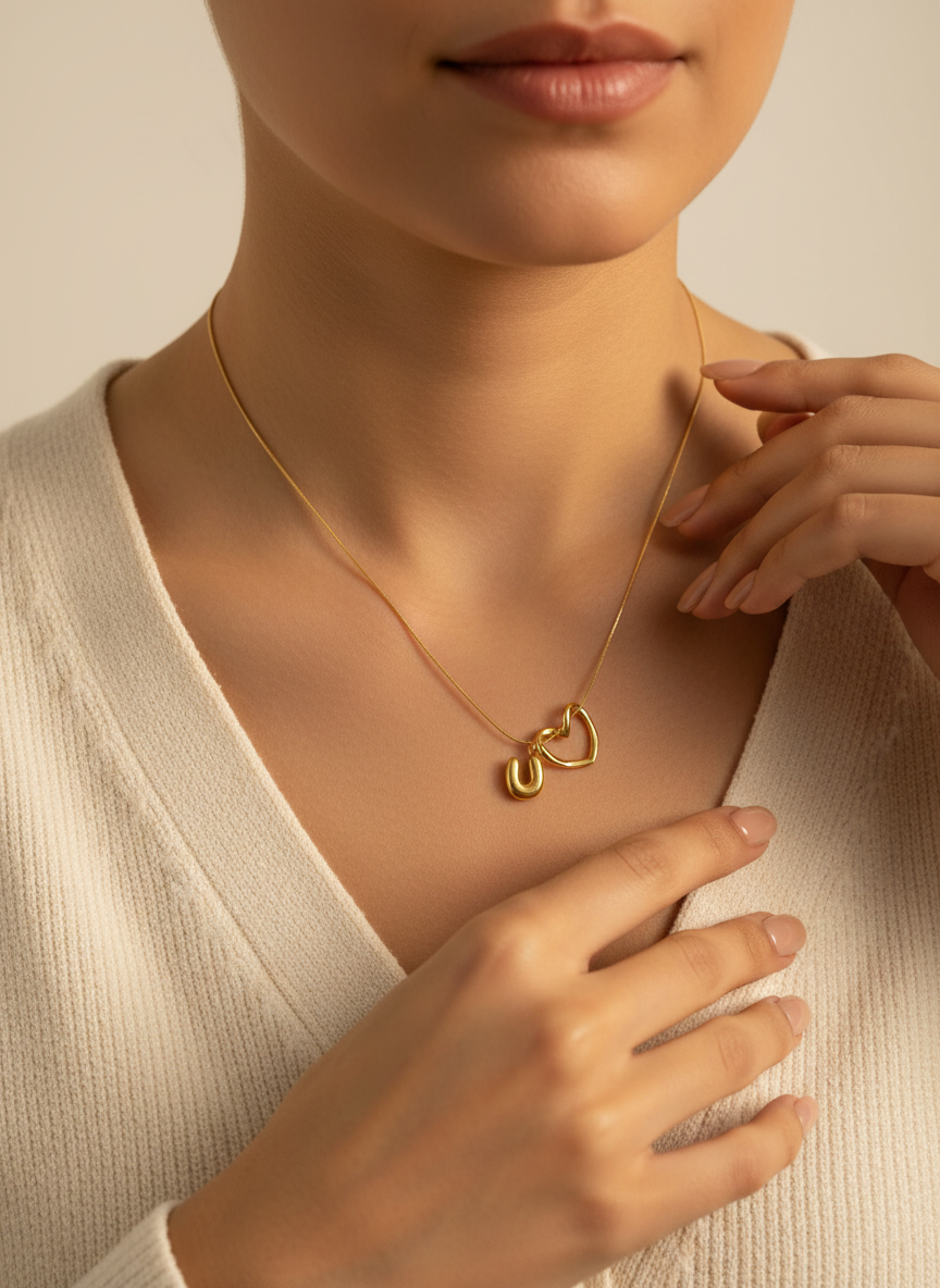 Raniya Connected Hearts Pendant
