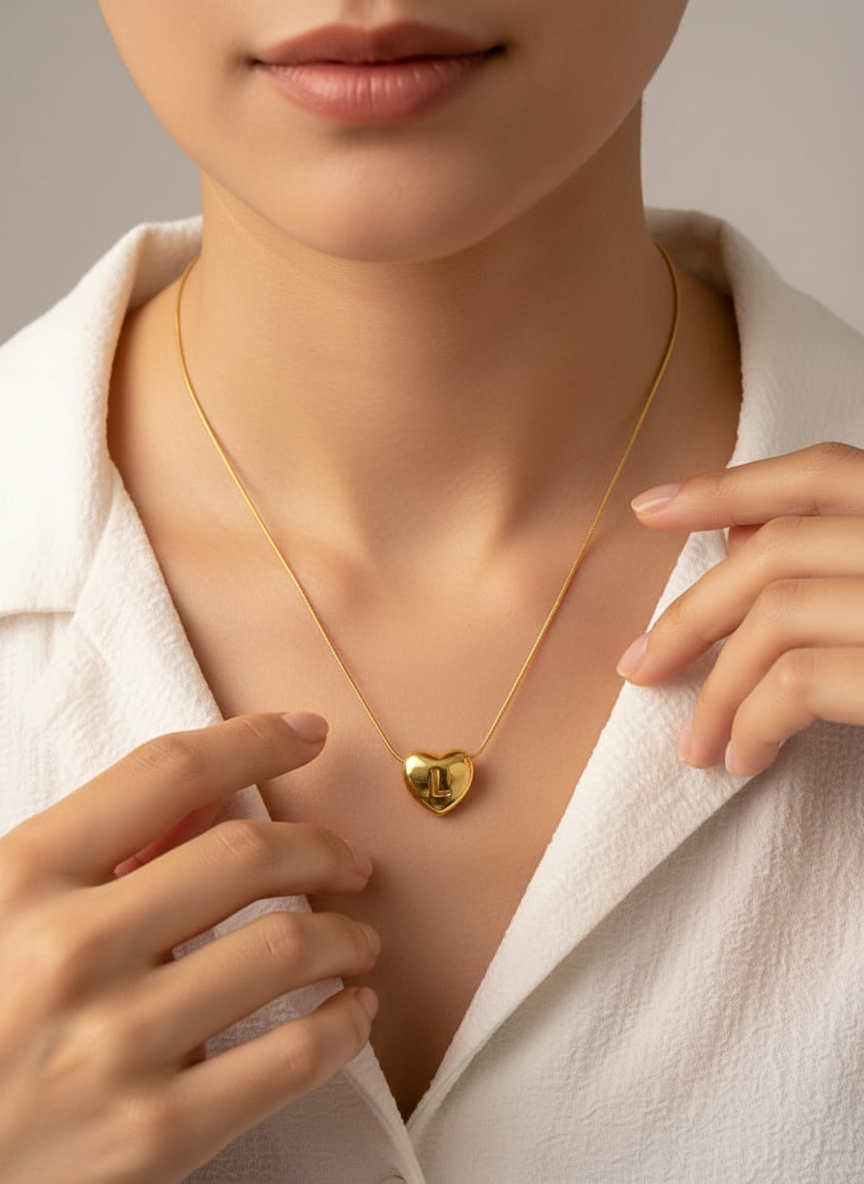 Love Locket Heart Necklace