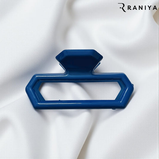 Blue Cabana Hair Claw