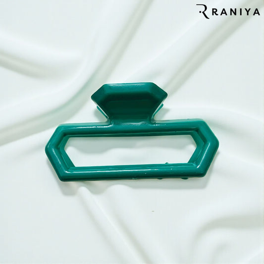 Green Cabana Hair Claw
