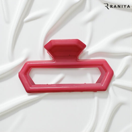 Maroon Cabana Hair Claw