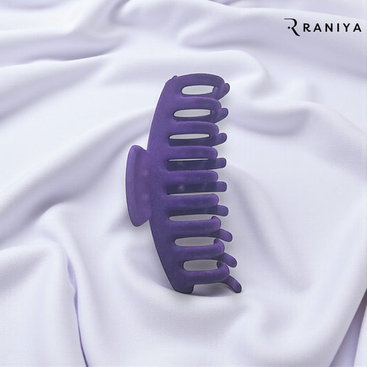 Raniya Purple claw hair clip