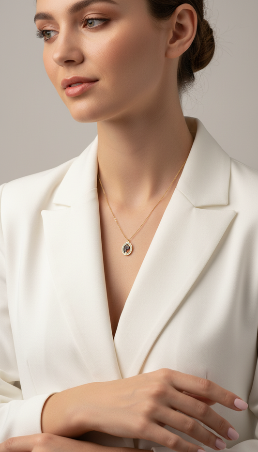 Raniya Oval Shine Chain