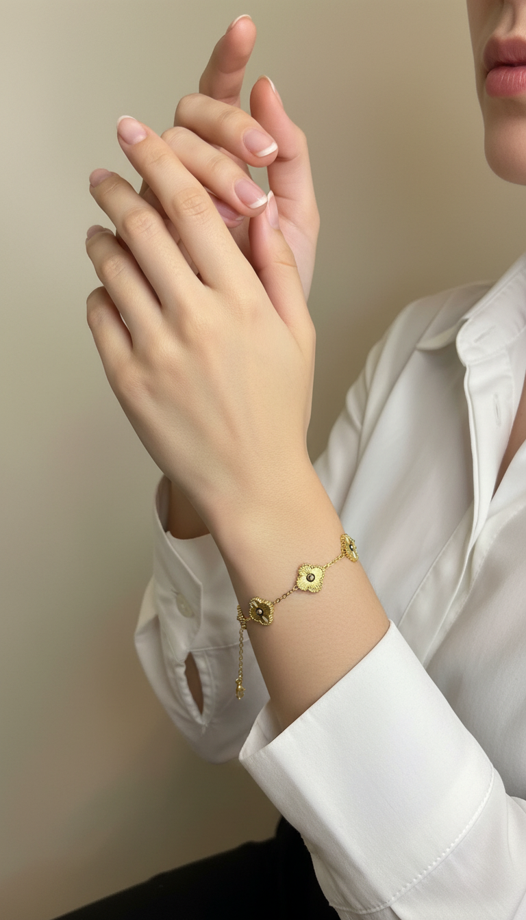 Raniya Golden Bloom Bracelet