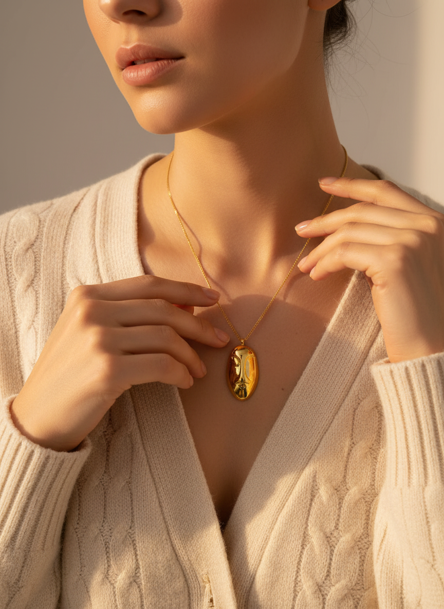 Raniya Luxury Amber Pendant