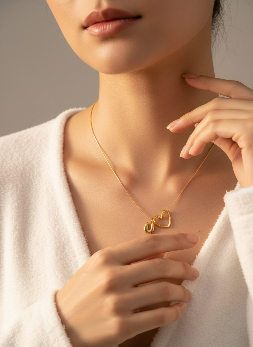 Raniya Connected Hearts Pendant