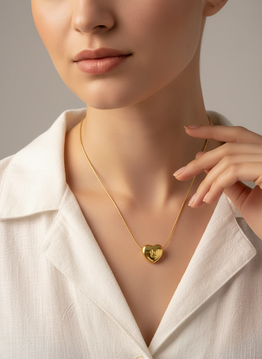 Love Locket Heart Necklace