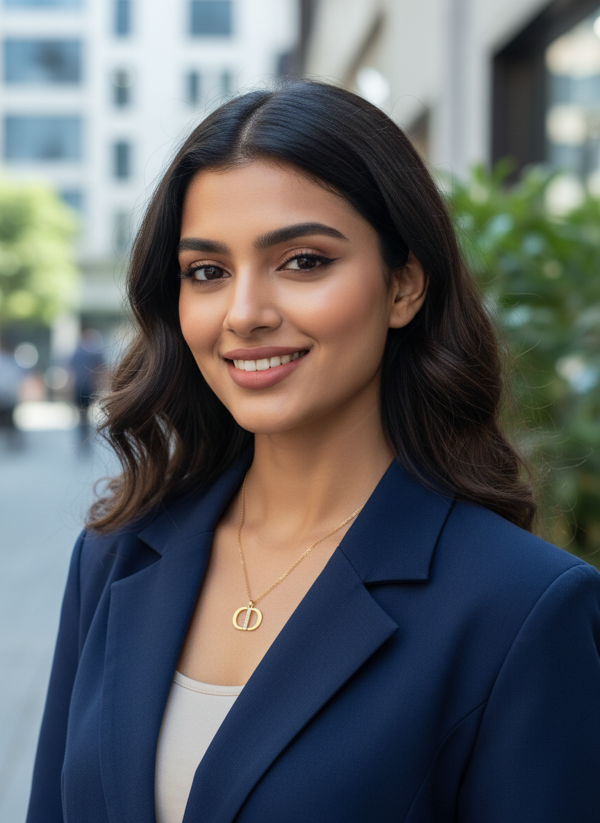 Raniya Geometric  Charm Necklace